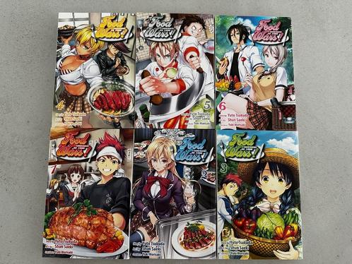 Food Wars!: Shokugeki no Soma Volume 1-6 (Engels), Boeken, Strips | Comics, Zo goed als nieuw, Meerdere comics, Japan (Manga)