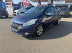 Peugeot 208 1400 Benzine! ALLURE! Airco NAVI Leer Cruise ALU, Auto's, Peugeot, Euro 5, 4 cilinders, Blauw, Leder en Stof