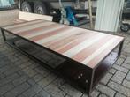 Salontafel metaal met hout, Zo goed als nieuw, Ophalen