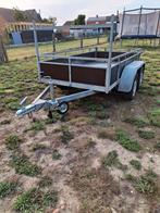 Aanhangwagen / aanhanger / dubbel as te koop, Auto diversen, Aanhangers en Bagagewagens, Ophalen, Zo goed als nieuw