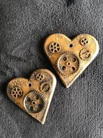 Steampunk harten in Vintage stijl   9x9 cm, Huis en Inrichting, Nieuw, Ophalen of Verzenden, Steampunk