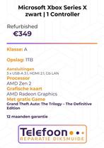 Xbox Series X by 1TB Incl. Controller +  GTA Trilogy | €349”, Ophalen, Refurbished