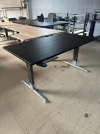 lektrisch Bureau Schaduw Zwart blad 200x80cm x hoogte verste, Ophalen, Elektrisch, Zo goed als nieuw, Bureau