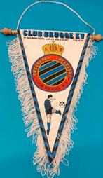 Club Brugge 1977 prachtige vintage vlag voetbal  zeldzaam, Comme neuf, Enlèvement ou Envoi