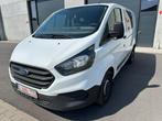 Ford Transit Custom dubbele cabine 6 zitplaatsen, Auto's, Voorwielaandrijving, Isofix, 1995 cc, 4 cilinders