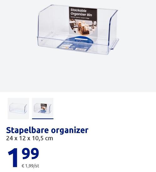 Stapelbare organizers, Huis en Inrichting, Overige Huis en Inrichting, Nieuw, Ophalen