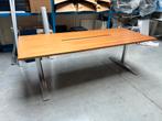 Tafel walnootfineer met kabelgoot, Enlèvement, Utilisé, Bureau