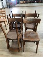 Caféstoelen, Huis en Inrichting, Ophalen, Gebruikt, Bruin, Vijf, Zes of meer stoelen