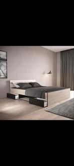 Ensemble lit,  sommier et matelas (livr. et instal. Pos.), Maison & Meubles, Enlèvement ou Envoi