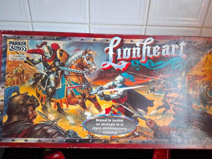 Gezelschapsspel LIONHEART van PARKER, Hobby en Vrije tijd, Gezelschapsspellen | Bordspellen, Gebruikt, Ophalen of Verzenden