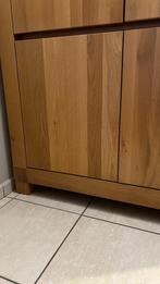 massief houten barkast, Ophalen, Met deur(en), 100 tot 150 cm, Eikenhout