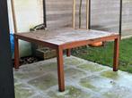 Tuintafel, Tuin en Terras, Ophalen, Gebruikt, Vierkant, Hout