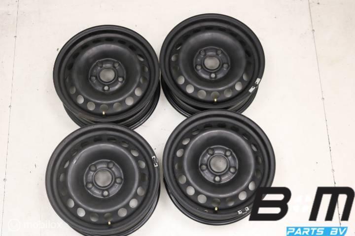 Org 15 inch stalen velgen VW Golf 5 / Touran 1K0601027AG, Auto-onderdelen, Banden en Velgen, Velg(en), Gebruikt