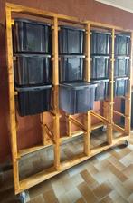 super handig houten opbergrek op wielen, Ophalen of Verzenden
