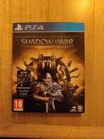 Shadow of War (Steelcase, collectors edition) PS4, Games en Spelcomputers, Games | Sony PlayStation 4, Ophalen of Verzenden, Zo goed als nieuw