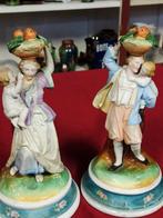Paire de statues ancienne en biscuits d'Andenne, Antiek en Kunst, Ophalen