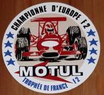 Vintage sticker Motul Championne d'Europe F2 retro, Comme neuf, Voiture ou Moto, Enlèvement ou Envoi