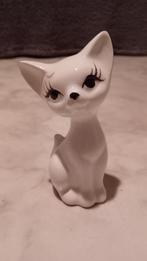 Statue de chat blanc assis, Enlèvement, Utilisé, Animal