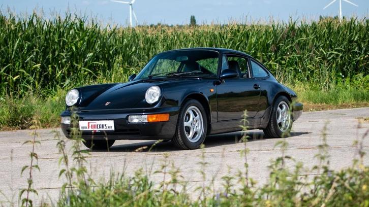 Porsche 964 Carrera 2 Tiptronic, Auto's, Porsche, Bedrijf, Te koop, Zetelverwarming, Benzine, Coupé, 2 deurs, Automaat, Blauw
