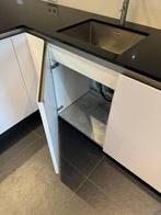 Complete Hoekkeuken Hoogglans + Apparatuur + GEDEMONTEERD, Huis en Inrichting, Ophalen of Verzenden, Wit, Composiet, Hoekkeuken