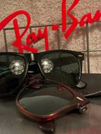 Vintage SETJE B&L Ray-Ban Wayfarer II zwart en tortoise W8W9, Enlèvement ou Envoi, Autres couleurs, Comme neuf, Ray-Ban