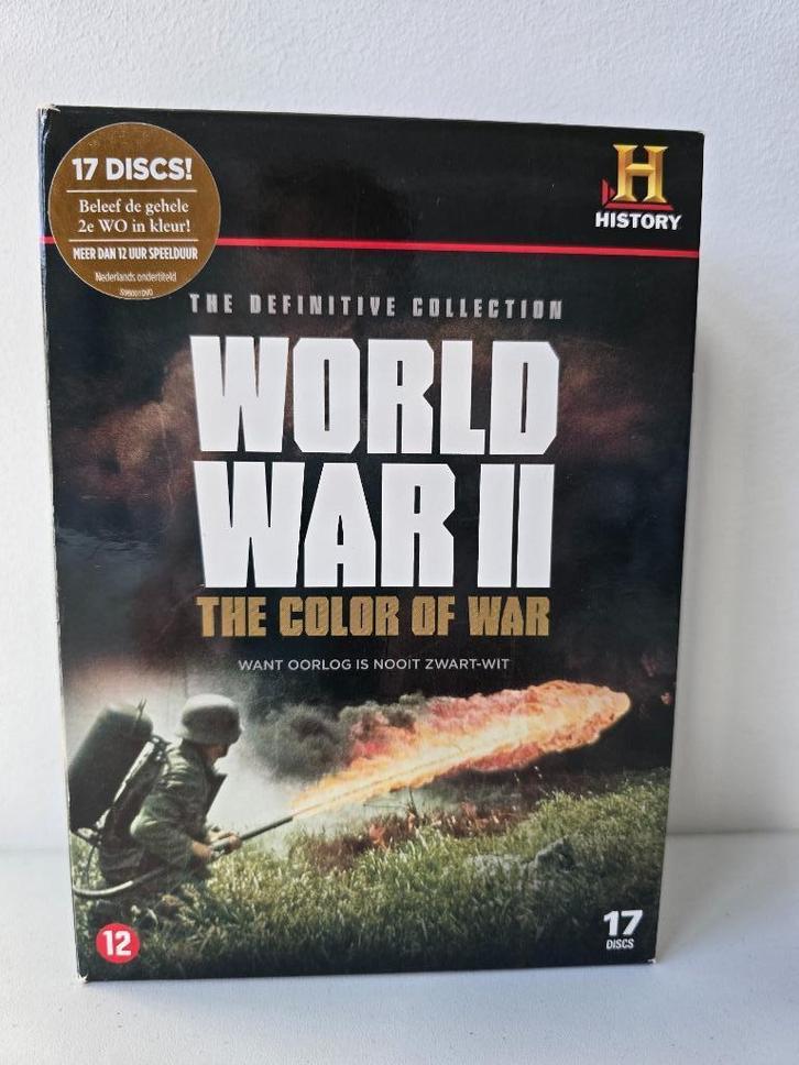 The Definitive Collection World War II - The Color of War, Cd's en Dvd's, Dvd's | Documentaire en Educatief, Gebruikt, Oorlog of Misdaad