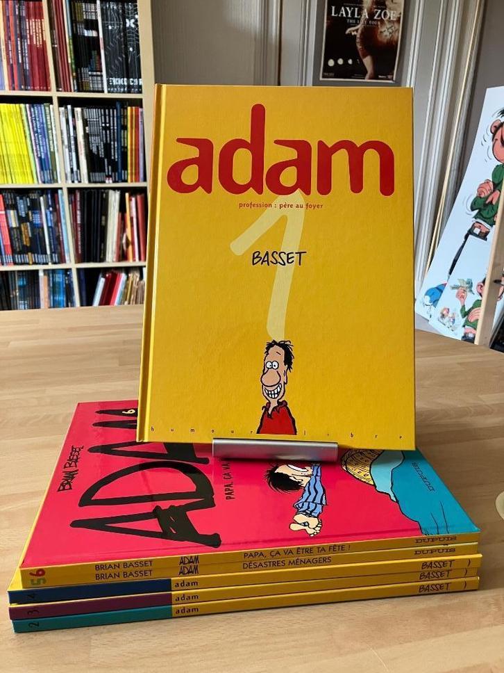 ADAM - Dupuis (Basset) 1 à 6 dont 2 EO, Boeken, Stripverhalen, Gelezen, Ophalen