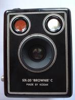 Kodak Six-20 'Brownie' C 1946-1953 met gebruikt rolletje, Audio, Tv en Foto, Gebruikt, Kodak, Compact, Verzenden