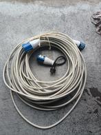 CEE kabel 40m + Verloopstuk netsnoer, Caravans en Kamperen, Ophalen