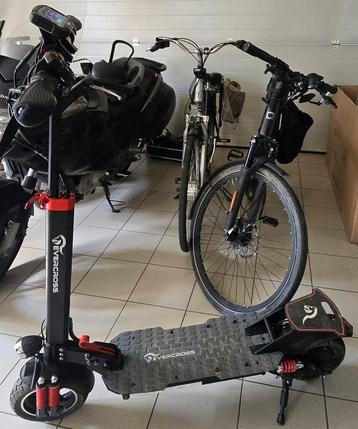 Evercross H7 step 45 km/u 52V met voor -en achtervering beschikbaar voor biedingen