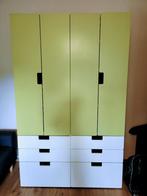 5 kasten kinderkamer wit/groen Ikea Stuva, Kinderen en Baby's, Kinderkamer | Commodes en Kasten, Ophalen, 50 tot 70 cm, 105 cm of meer