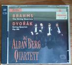 2 cd - BRAHMS en DVORÁk : String Quartets - dr. A.B.Quartet, Enlèvement ou Envoi, Romantique, Comme neuf, Musique de chambre