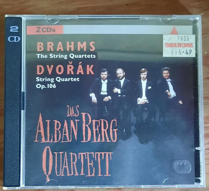2 cd - BRAHMS en DVORÁk : String Quartets - dr. A.B.Quartet, CD & DVD, CD | Classique, Comme neuf, Musique de chambre, Romantique