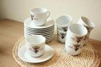 Vintage tassen roode pelikaan, Huis en Inrichting, Keuken | Servies, Ophalen of Verzenden, Gebruikt
