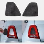 Fiat 500 Abarth 595 Carbon achterlicht cover kap-sticker set, Ophalen of Verzenden