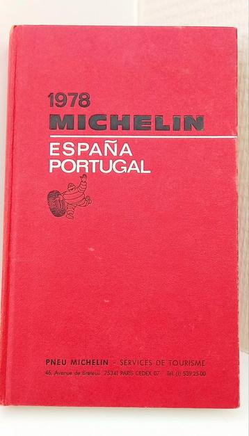 MICHELIN Rode gids. España-Portugal. HOTELS/RESTAURANTS 1978