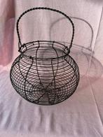 Retro metalen eiermand, Ophalen of Verzenden