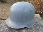 WO2 brandweer helm Thale , grijs overschilderd, Ophalen of Verzenden, Overige soorten, Helm of Baret