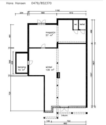 200 m² Magazijnruimte / Toonzaal / Winkel disponible aux enchères