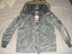 Belle Veste Flying Parka Superdry Surplus Dimensions Réelles, Gris, Enlèvement ou Envoi, Superdry, Taille 52/54 (L)