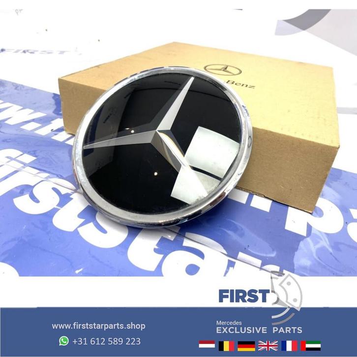 LOGO GLAS DISTRONIC STER Mercedes A45 CLA45 C63 E63 GLA45 CL, Auto-onderdelen, Carrosserie, Mercedes-Benz, Gebruikt, Ophalen of Verzenden