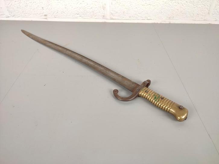 Franse M1866 Chassepot bajonet, Verzamelen, Militaria | Algemeen, Ophalen of Verzenden