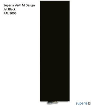 SUPERIA VERTI DESIGN 22 1800X600 2092Watt JET BLACK (PROMO) beschikbaar voor biedingen