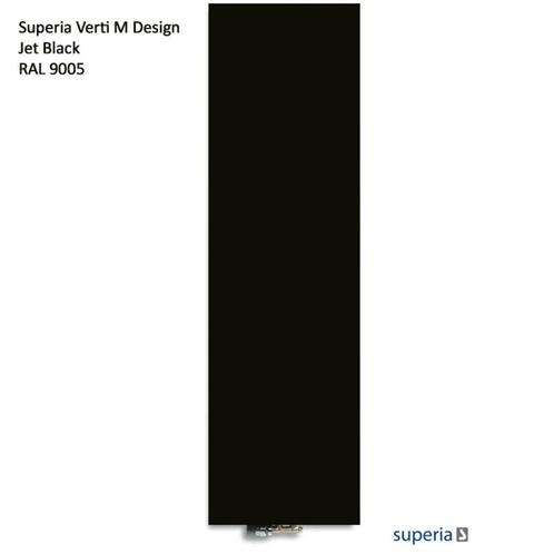 SUPERIA VERTI DESIGN 22 1800X600 2092Watt JET BLACK (PROMO), Doe-het-zelf en Bouw, Verwarming en Radiatoren, Nieuw, Radiator, Ophalen