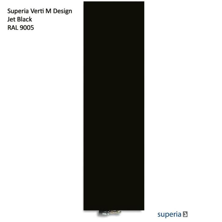 SUPERIA VERTI DESIGN 22 1800 X 600 2092 W NOIR DE JAIS (PROM, Bricolage & Construction, Chauffage & Radiateurs, Neuf, Radiateur