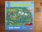 Leuke volledige puzzel van That's Life, 1000 stukjes, zgan, Ophalen of Verzenden, 500 t/m 1500 stukjes, Legpuzzel, Zo goed als nieuw