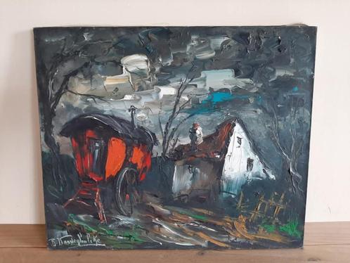 Olieverf op doek Roger Vandenbulcke, Antiek en Kunst, Kunst | Schilderijen | Klassiek, Ophalen