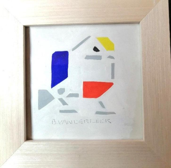 Bart van der leck "" vogeltje en geit "" gouaches, Antiek en Kunst, Kunst | Schilderijen | Modern, Verzenden