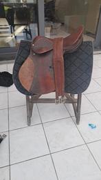 Bruin kinderzadel, Dieren en Toebehoren, Ophalen of Verzenden, Zo goed als nieuw