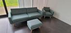 Sofacompany 3-zits zetel + 1-zit zetel + poef, Ophalen